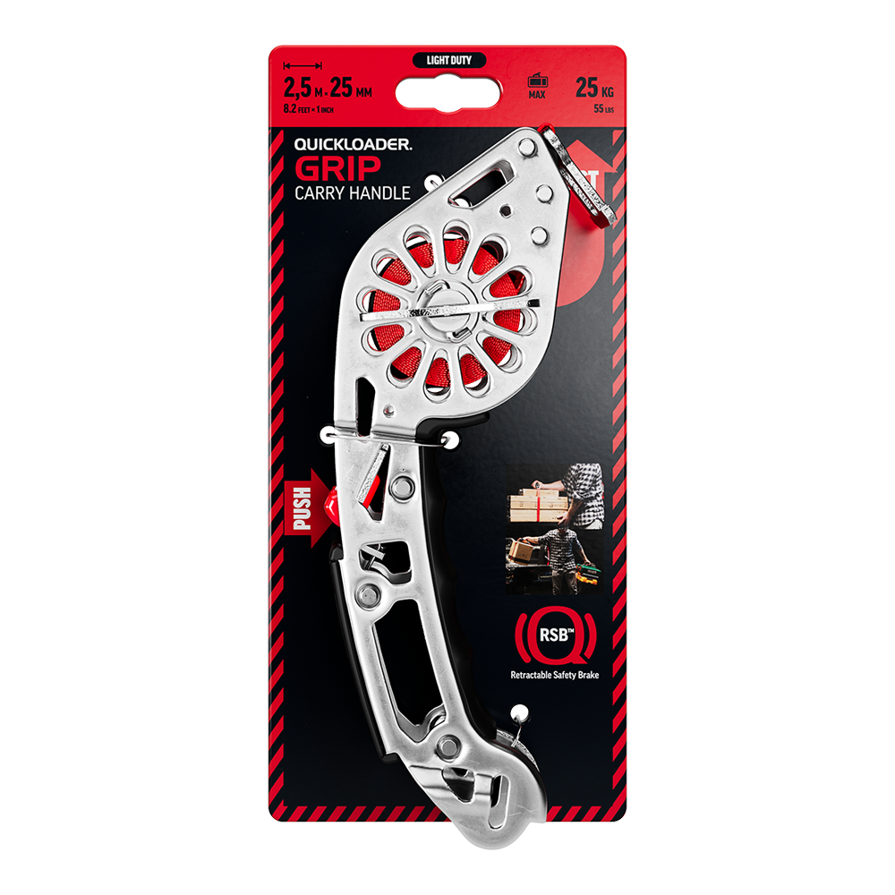 QUICKLOADER Grip Carrying Handle front of the package